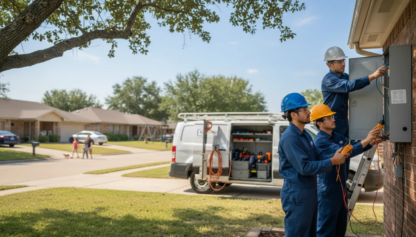 Certified electrician providing emergency electrical services in Schwenksville, PA